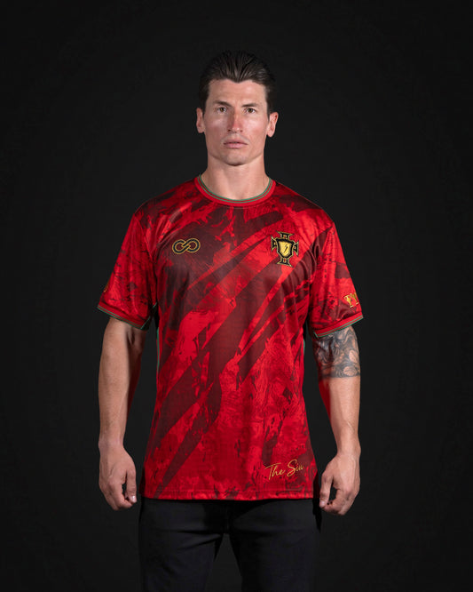 GOAT Legacy: Portugal Pride (Gold Numbers)