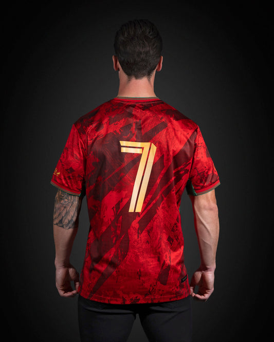 GOAT Legacy: Portugal Pride (Gold Numbers)